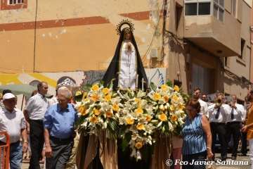 Misa y procesión religiosa en La Viña (Foto Francisco Javier Santana)